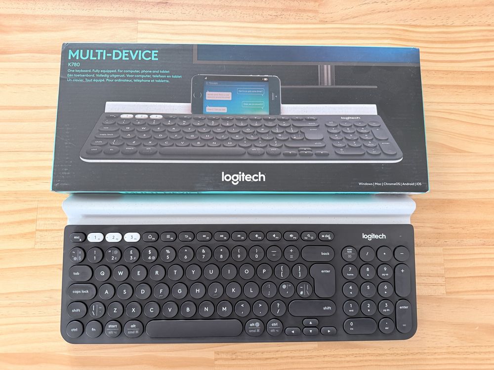 Logitech K780 | Bezprzewodowa klawiatura z podstawką | 100% sprawna