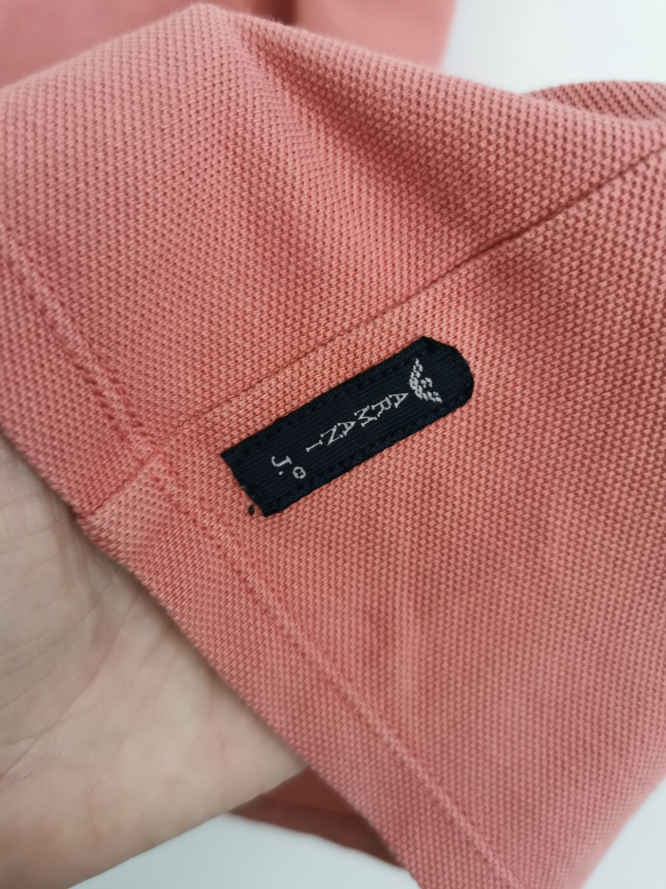 Armani Jeans polo t-shirt krótki rękaw logowana męska S/M