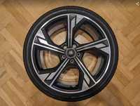 Felgi Audi Sport 8,5Jx19", 5 - ramienne, antracytowo czarne + opony