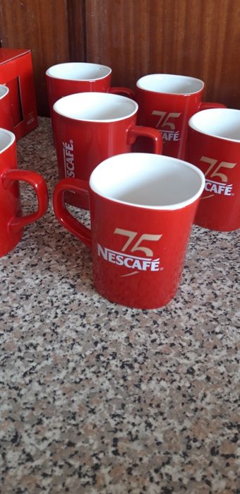 Conjunto de 9 Chávenas Nescafé Comemorativas
