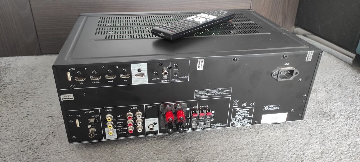 kino domowe  Pioneer amplituner  + pilot + moduł bluetooth instrukcja