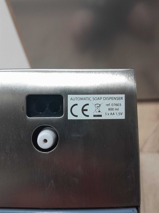 Dozownik Bisk MASTERLINE 0.8 litra, stal nierdzewna mat 2sztuki i