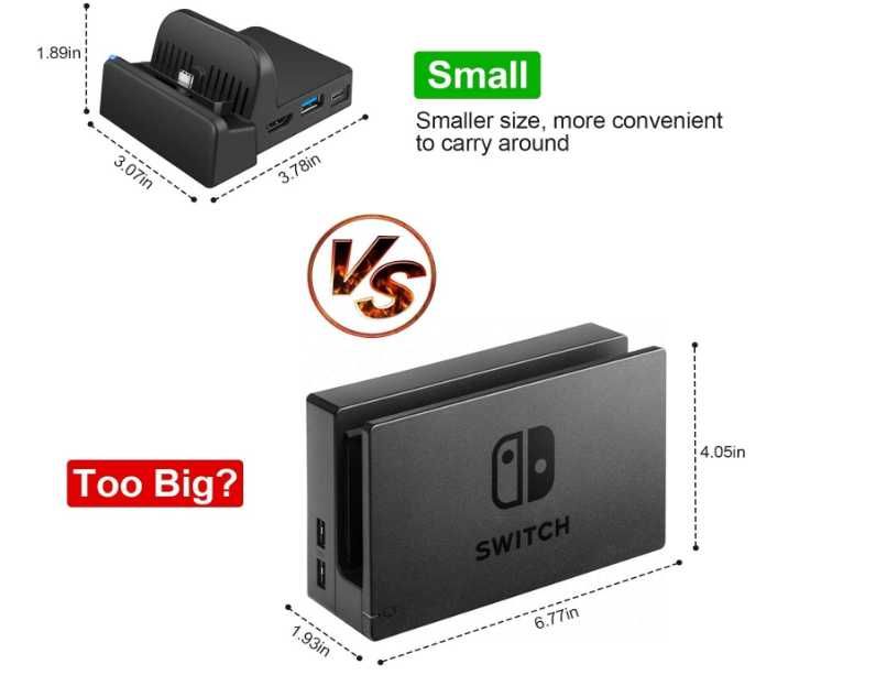 Przenośna stacja dokująca do Nintendo Switch/Switch OLED
