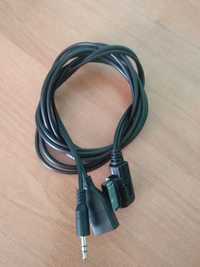 3.5mm AUX кабель 1,5 м MDI AMI MMI USB для автомобіля VAG