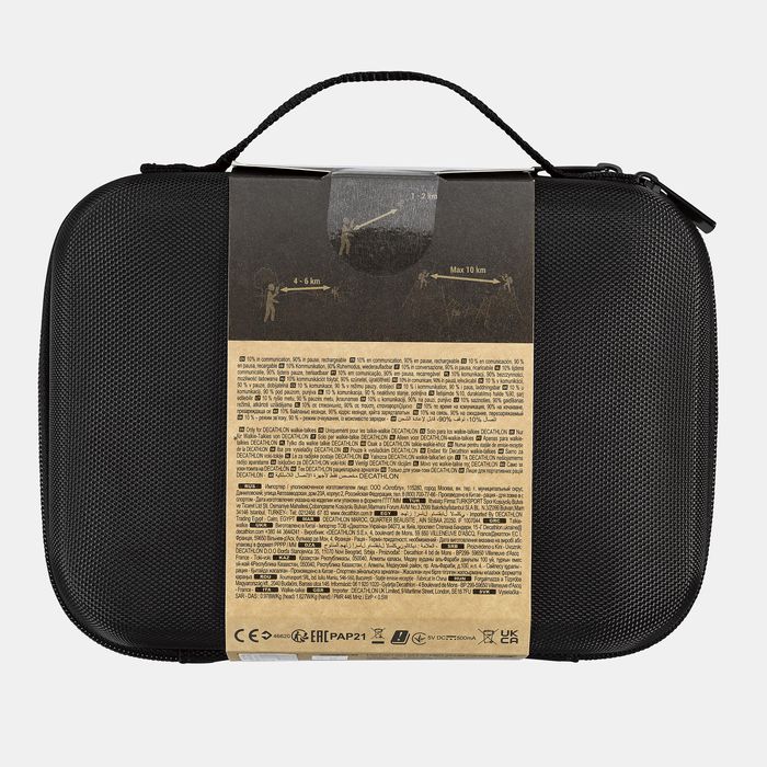 Walkie-talkie Recarregável por USB WT900 WP - 10 km - em estojo