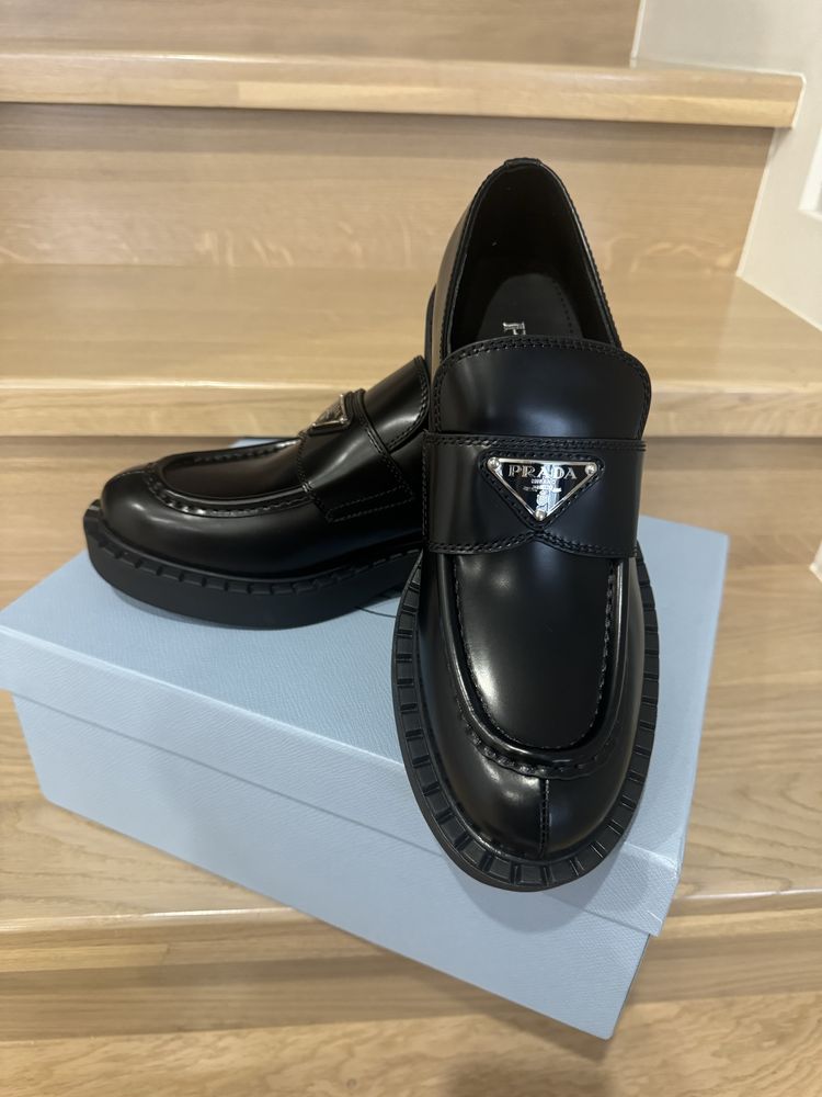 Лоферы прада Prada , лофери, оригінал, оригинал
