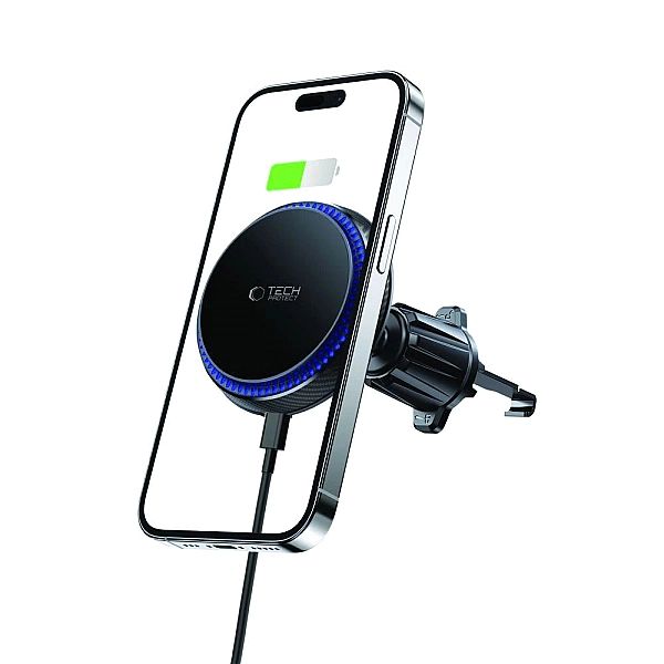 Uchwyt Tech-Protect MM15W-V4 samochodowy na telefon z ładowarką indukc