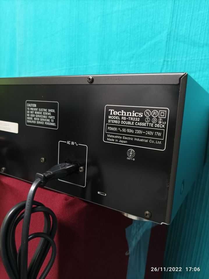 Leitor Gravador Technics RS-TR232 HX PRO