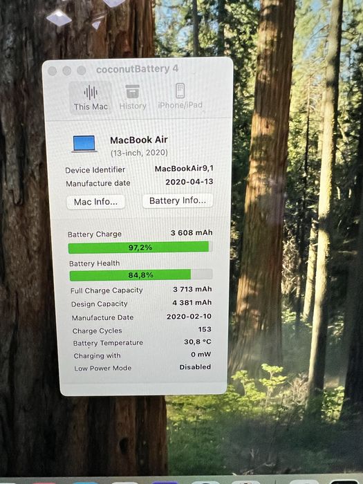 MacBook Air 13” (2020, i5, 8/512 GB)
