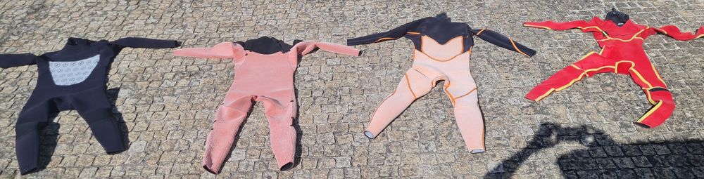 Fatos de surf Rip Curl, Quiksilver, Deeply