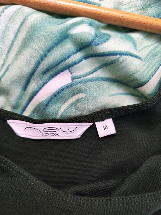 Sukienka New Look ciemnozielona, butelkowa zieleń, rozmiar 34-38