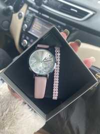 Срібні годинник з браслетом Bijou Brigitte
