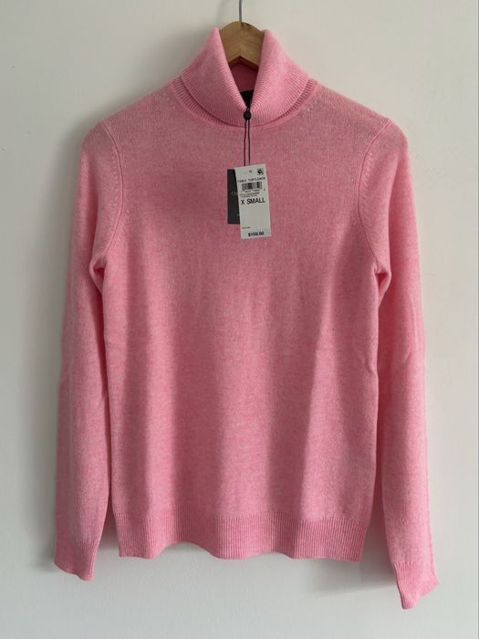 Sweter z golfem 100% kaszmir Charter Club rozmiar XS