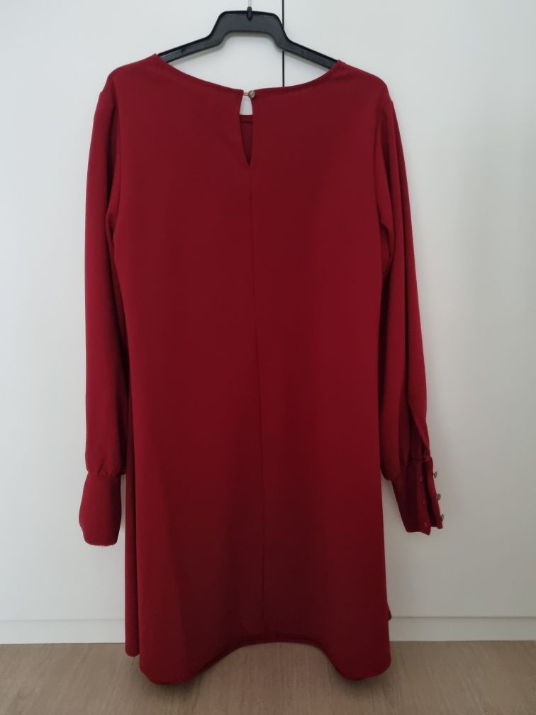 Vestido bordeaux