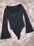 Czarne body damskie