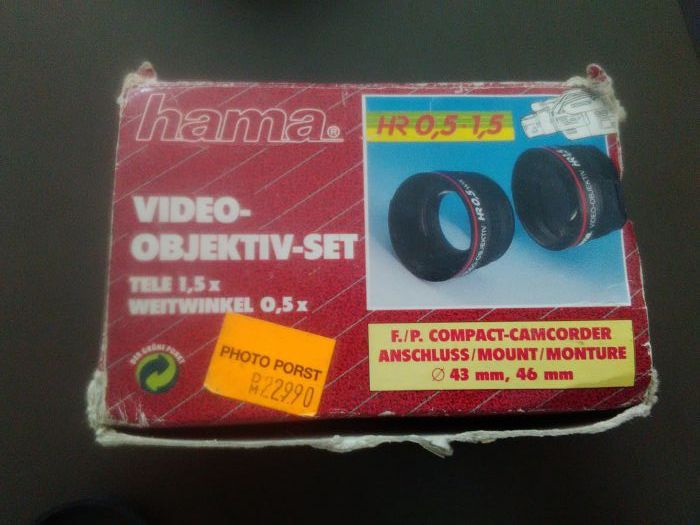 Objetivas para máquina de filmar Hama