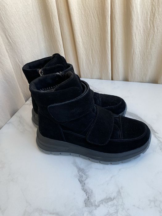 Зимові черевики чоботи натуральна замша жіночі