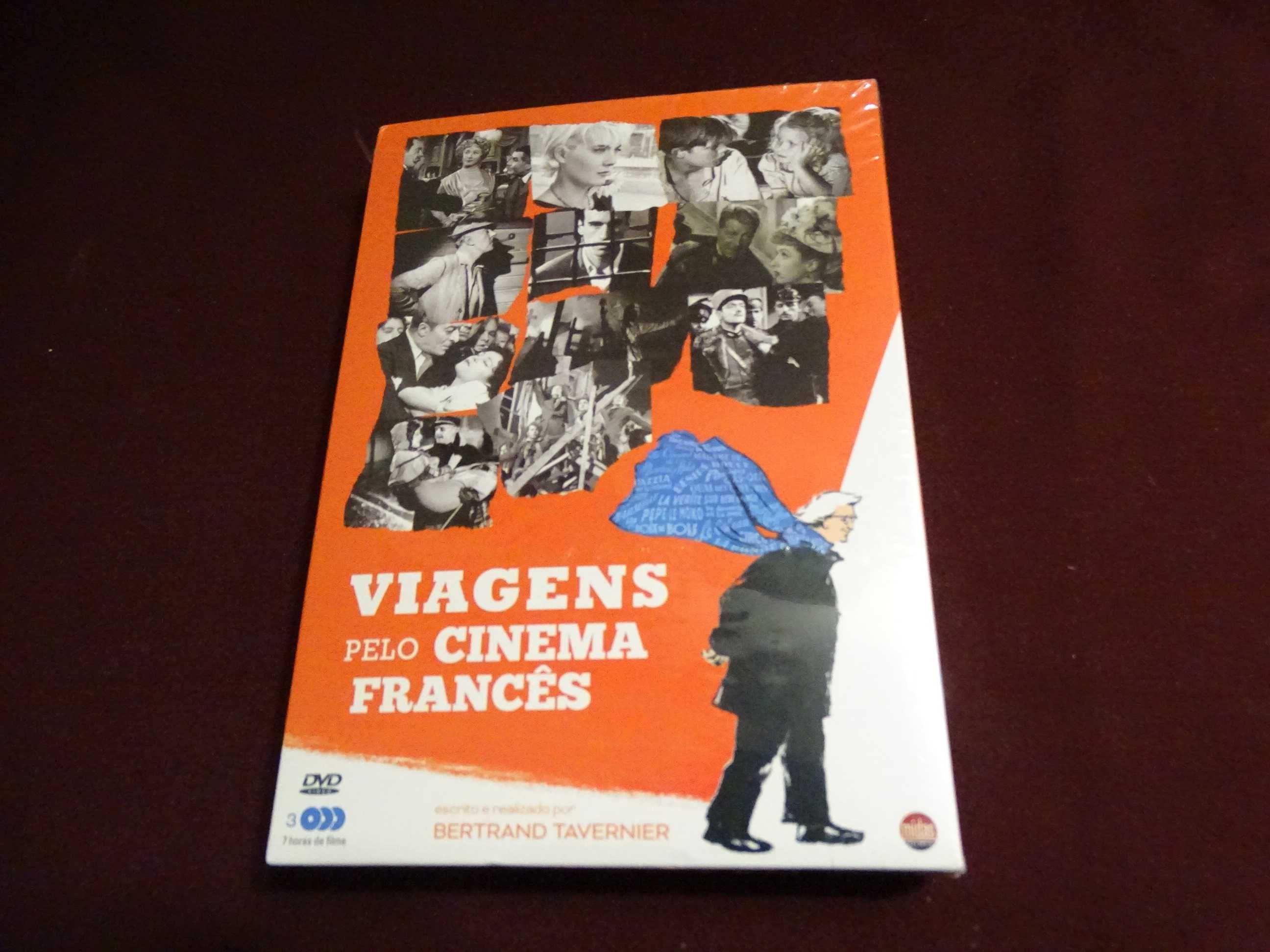 DVD-Viagens pelo Cinema Francês-Bertrand Tavernier-Edição 3 discos