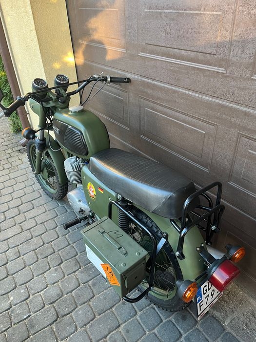 Motocykl MZ TS 150 jak NVA 1981