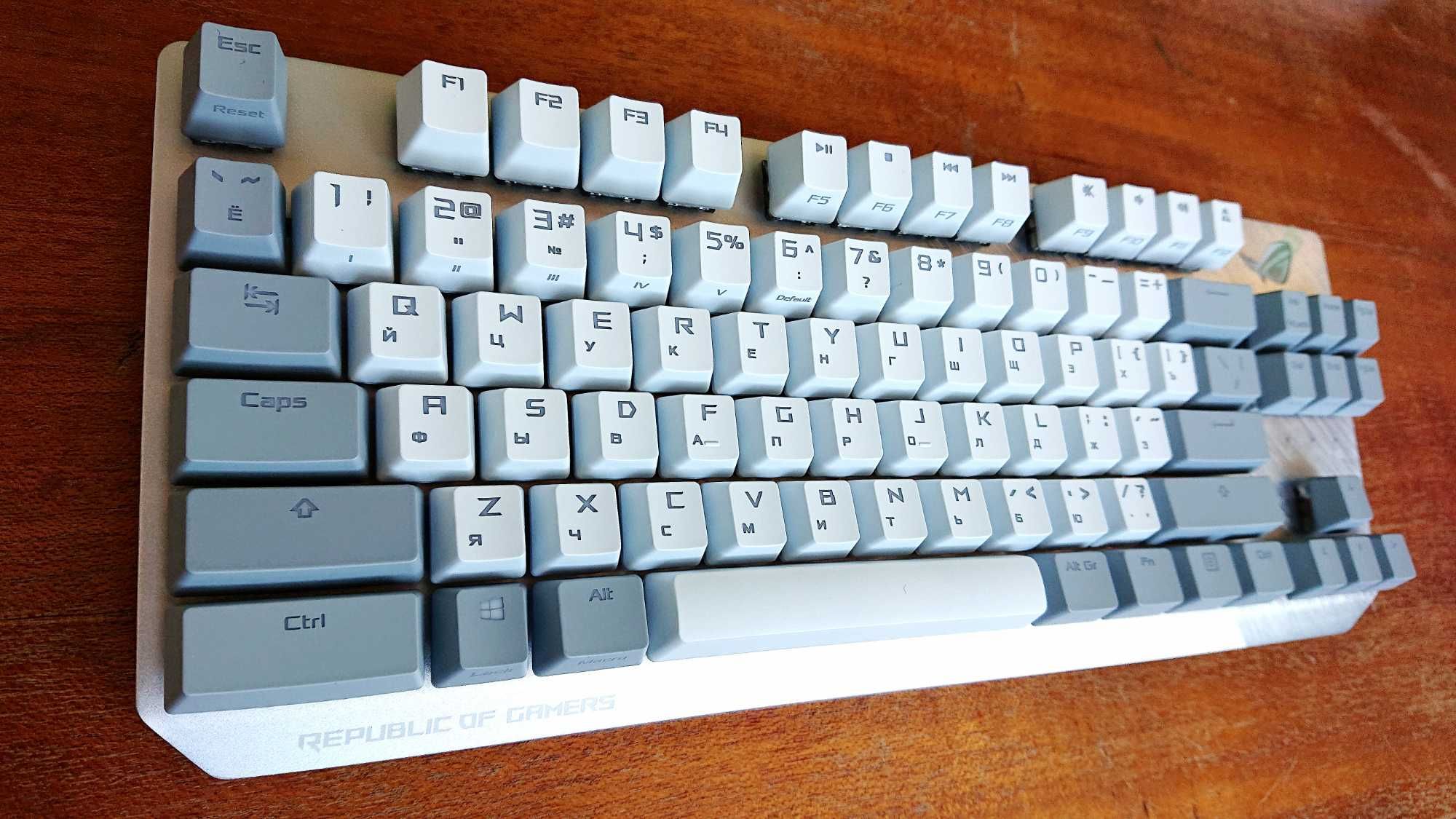НОВА механічна ігрова клавіатура ROG Strix Scope NX TKL MoonlightWhite