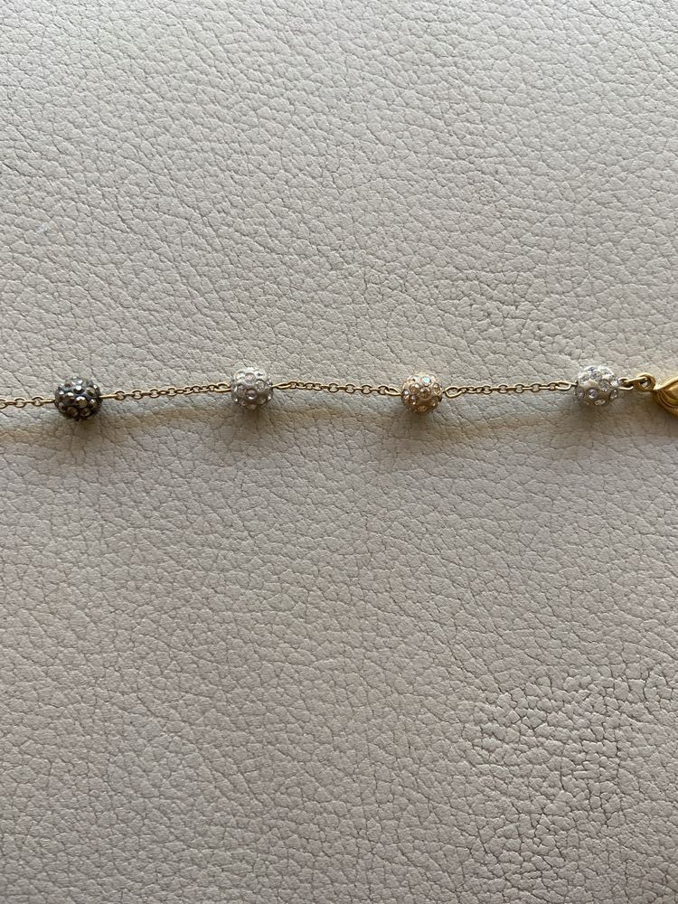 Pulseira Swarovski Pop Banhada a Ouro