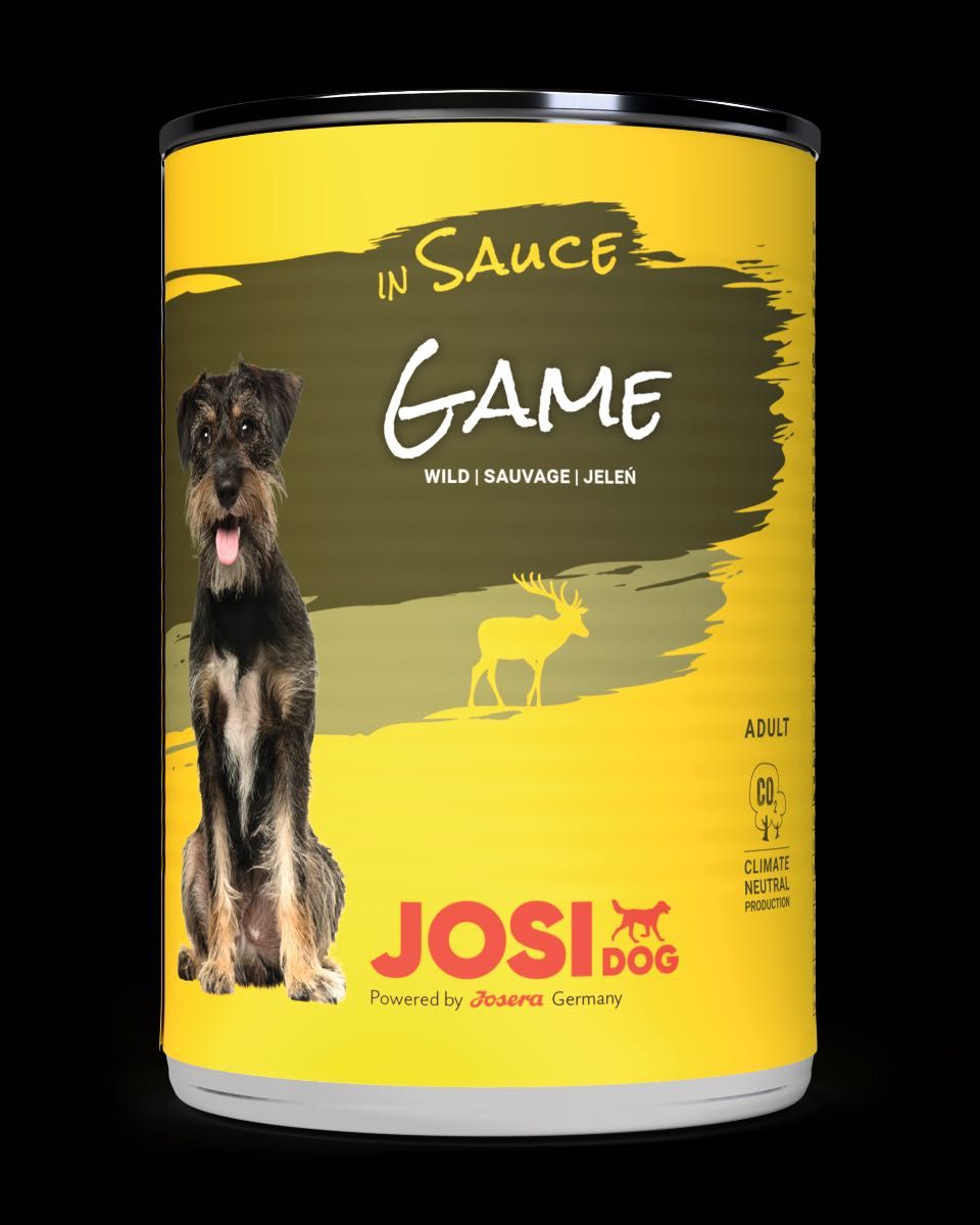 JosiDog dziczyzna w sosie 415g x4szt