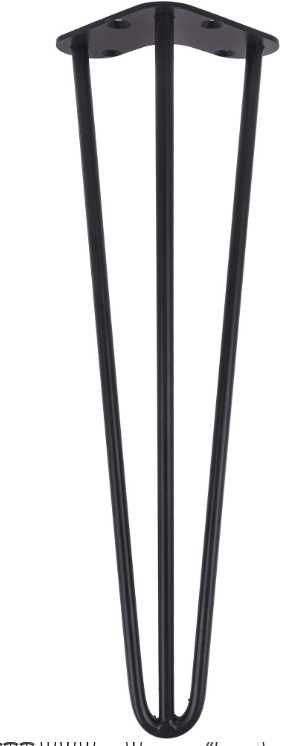Noga metalowa do stołu 41 cm 1 szt. Hairpin