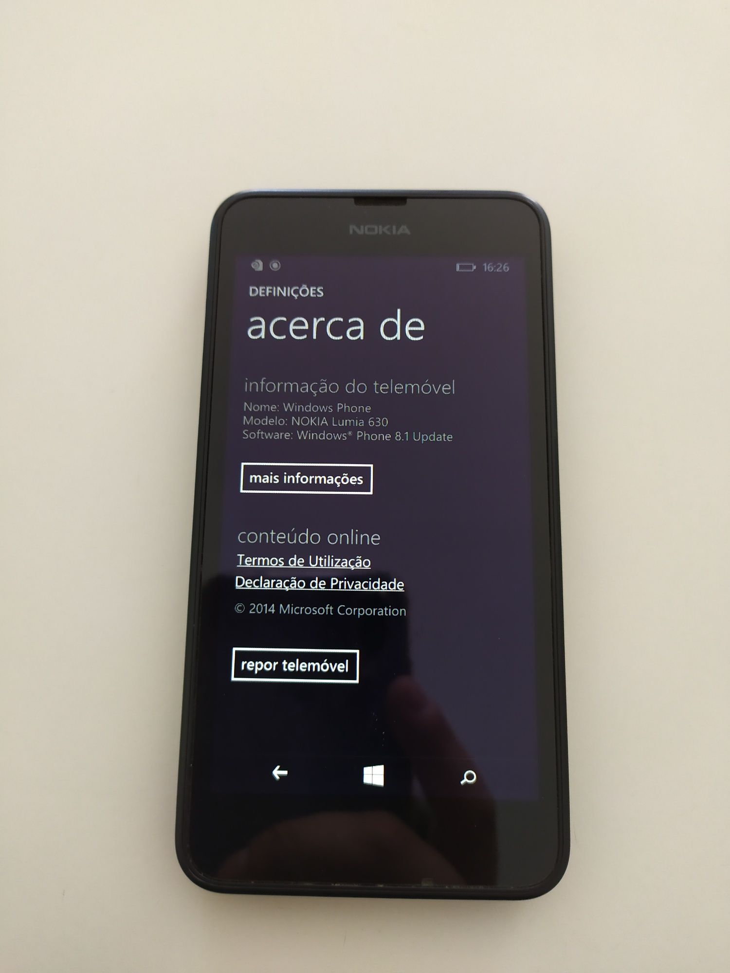 Nokia Lumia 630 rede estrangeira