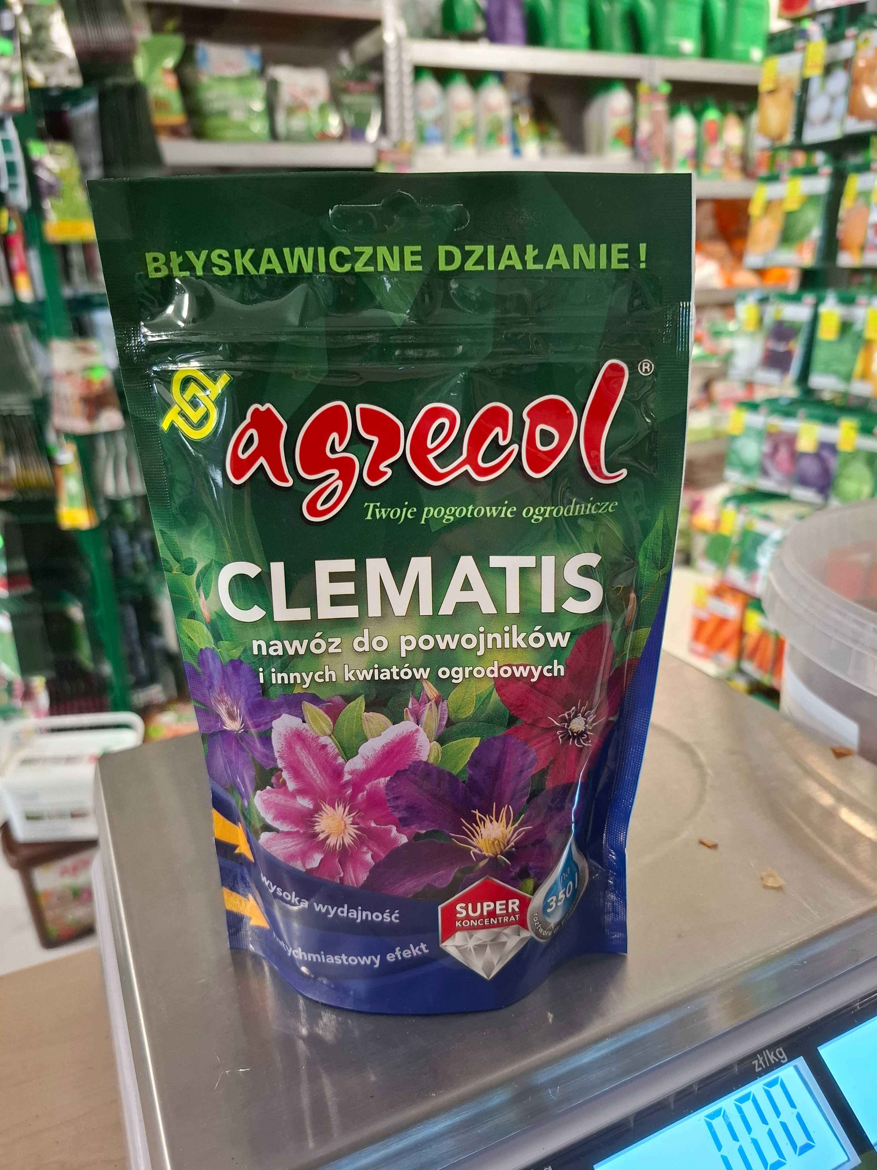 clematis nawóz do powojników i innych kwiatów ogrodowych  AGRECOL