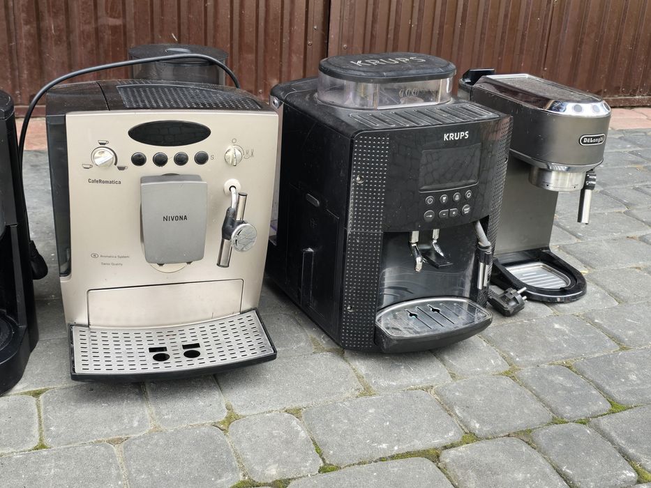Ekspresy do kawy Krups Melitta Delonghi Uszkodzone Niekompletne