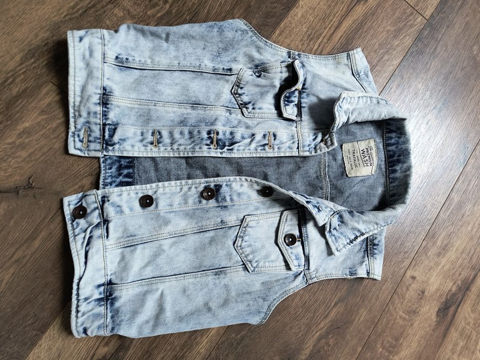 Bezrekawnik jeansowy Zara