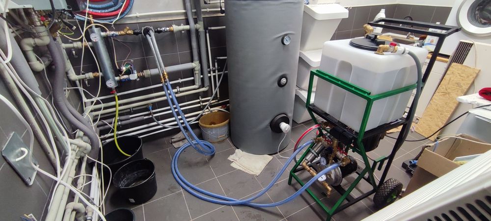 Płukanie układów centralnego ogrzewania