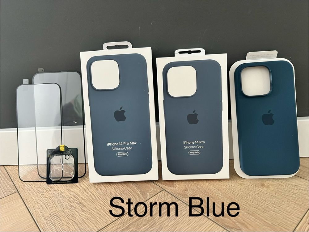 Etui Silicone Case z MagSafe • iPhone 14 Pro , 14 Pro Max + Szkła