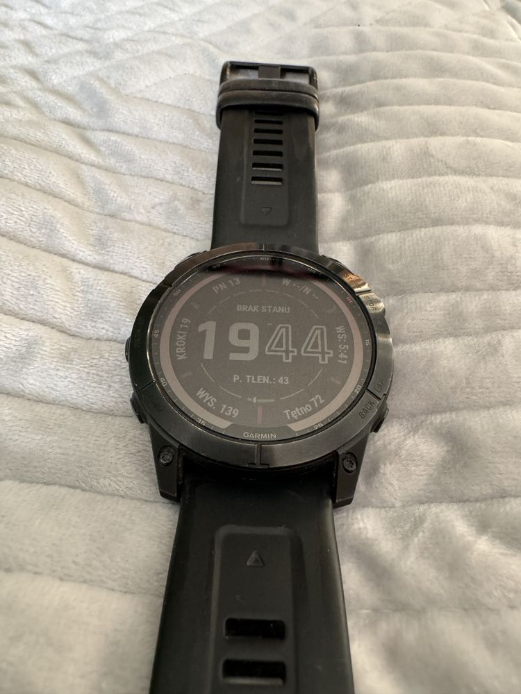 Garmin Fenix 7x Sapphire solar PL Topo