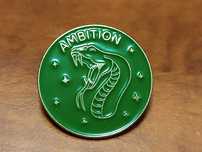 Przypinka, pin, do plecaka, na ubrania Harry Potter Slytherin
