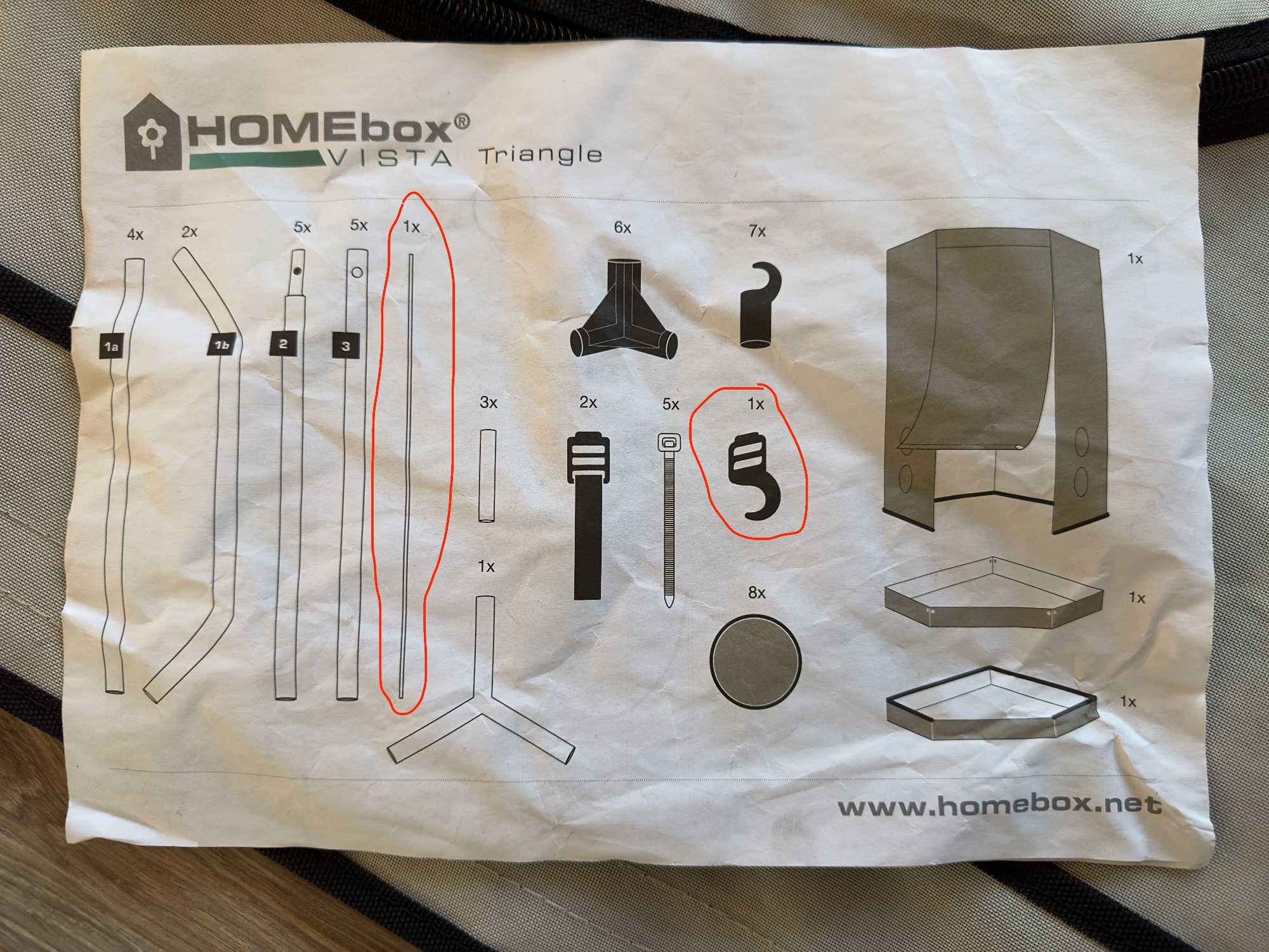 Growbox, Namiot do uprawy roślin HomeBox Vista Triangle | 40% ceny!