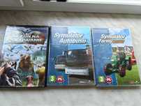 3 gry komputerowe pc: sezon na polowanie, symulator autobusu i farmy