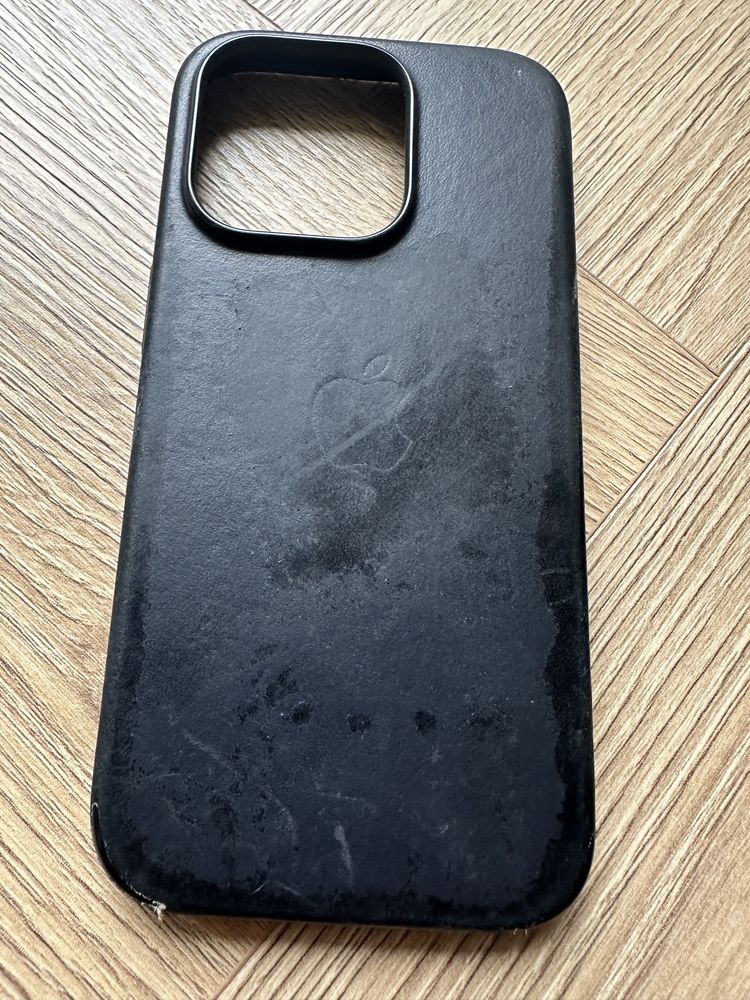 Apple leather case etui skórzane, 14 pro