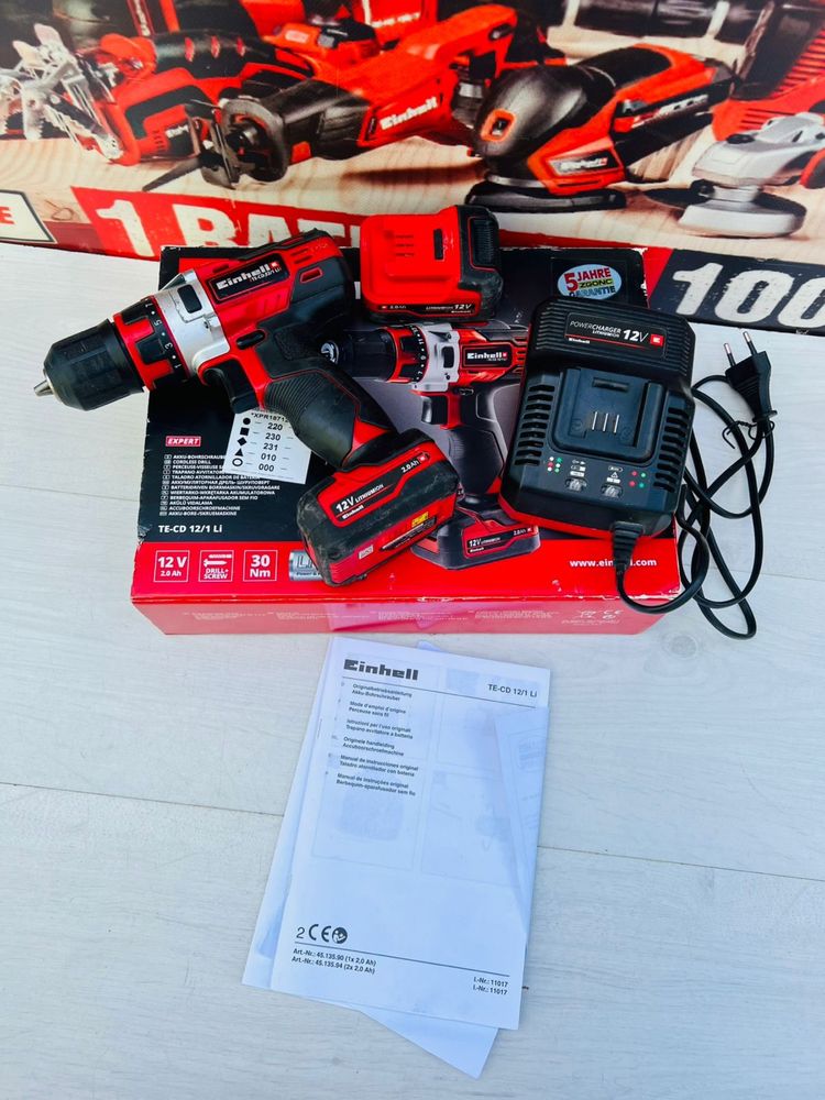 Шуруповерт-дрель Einhell TE-CD 12/1 Li