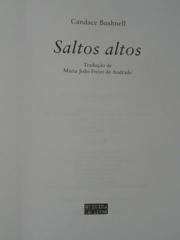 Saltos Altos de Candace Bushnell - 1ª Edição