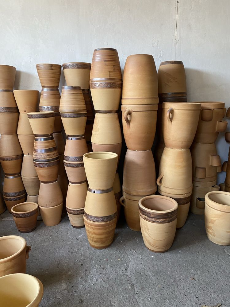 Donice ogrodowe , ceramiczne , nowe , produkt polski , różne wzory.