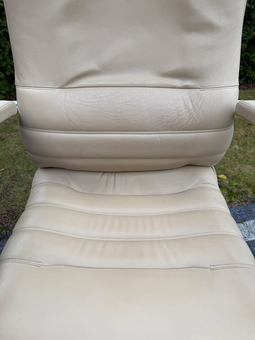 Fotel biurowy skórzany