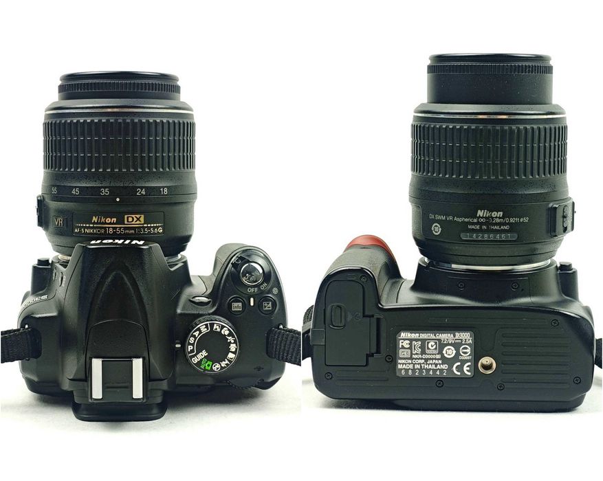 Дзеркальний фотоапарат Nikon D3000 KIT 18-55мм 8Gb [CCD матриця]