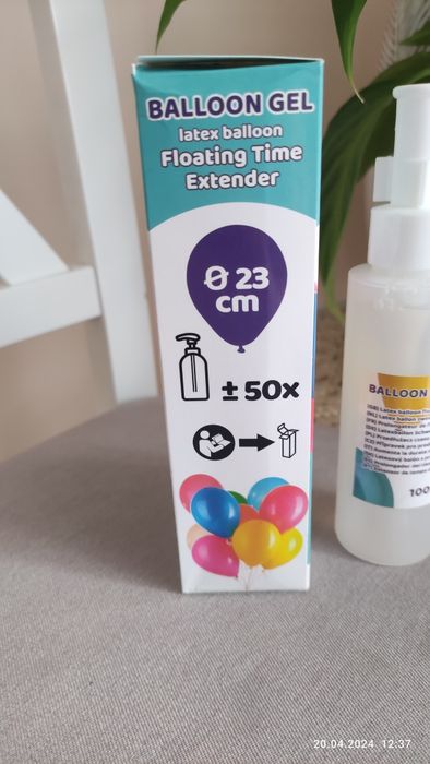 Żel do przedłużenia trwałości balonów lateksowych