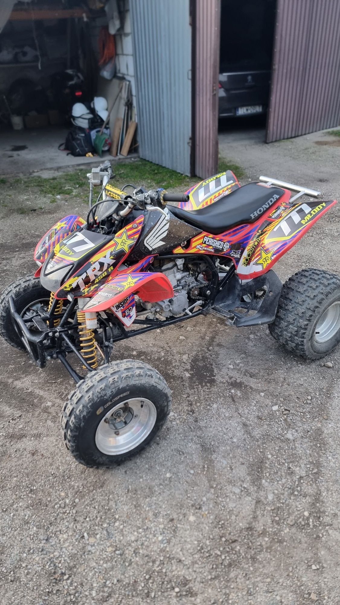 Honda TRX450R Zarejestrowana remont 38mth (ltr ltz yfz raptor) zamiana