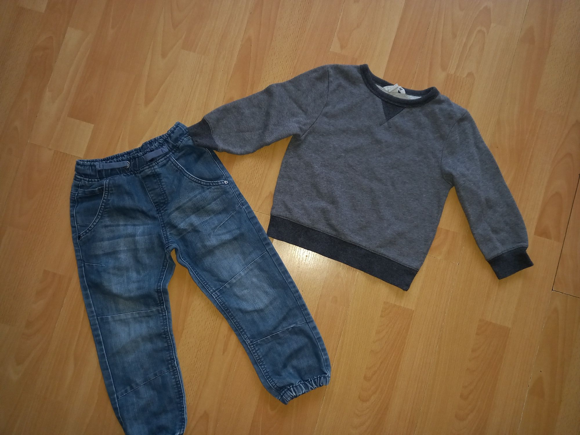 H&m VRS bluza+spodnie joggersy komplet rozm.110/116