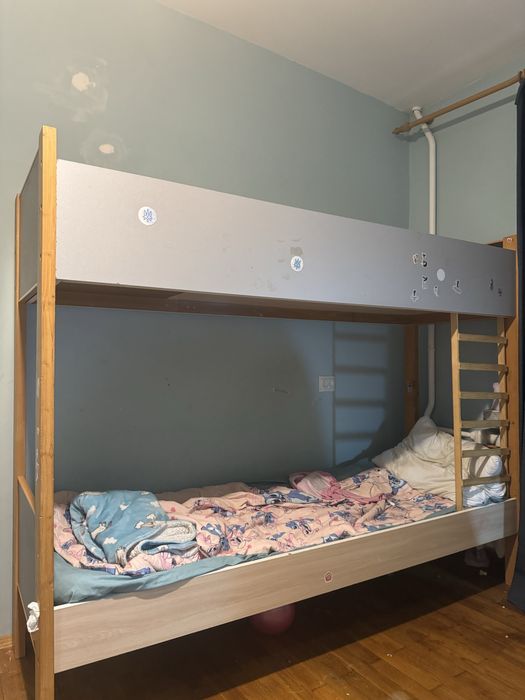 Двухярусне ліжко з двома матрасами Тернопіль