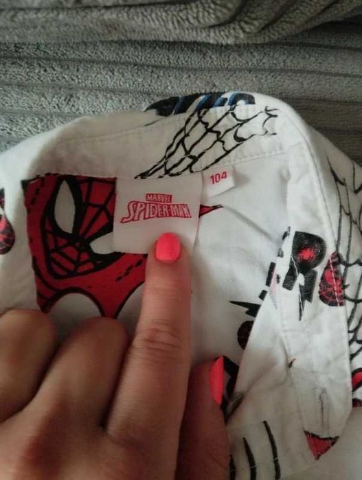 Koszula Spider-Man Marvel jak nowa r.104 chłopiec