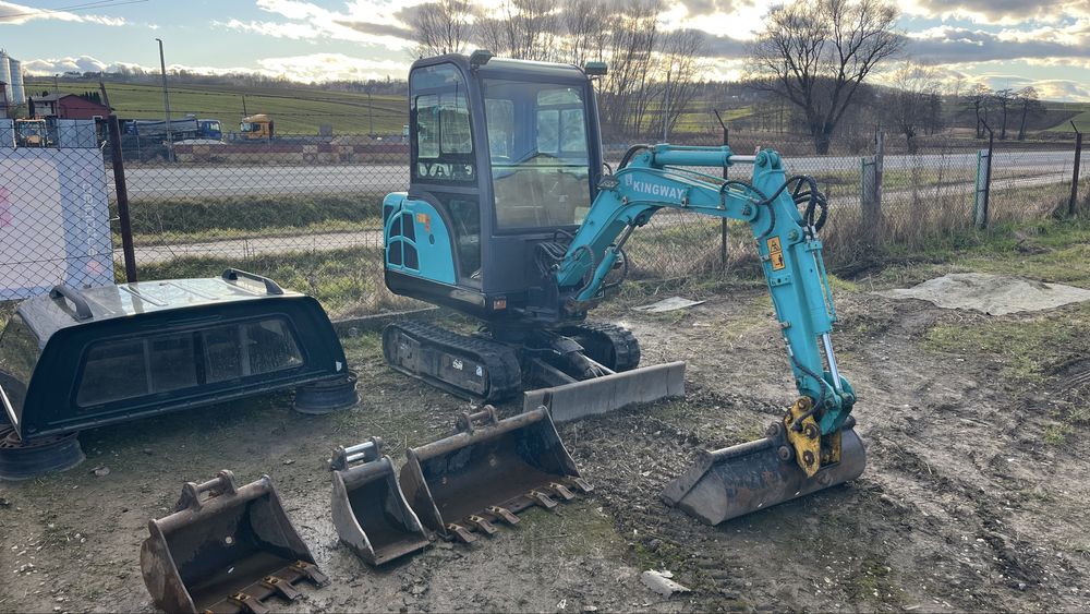 Minikoparka 2020r Kingway 1.8T kubota ,wiertnica 4 Łyżki ew zamiana