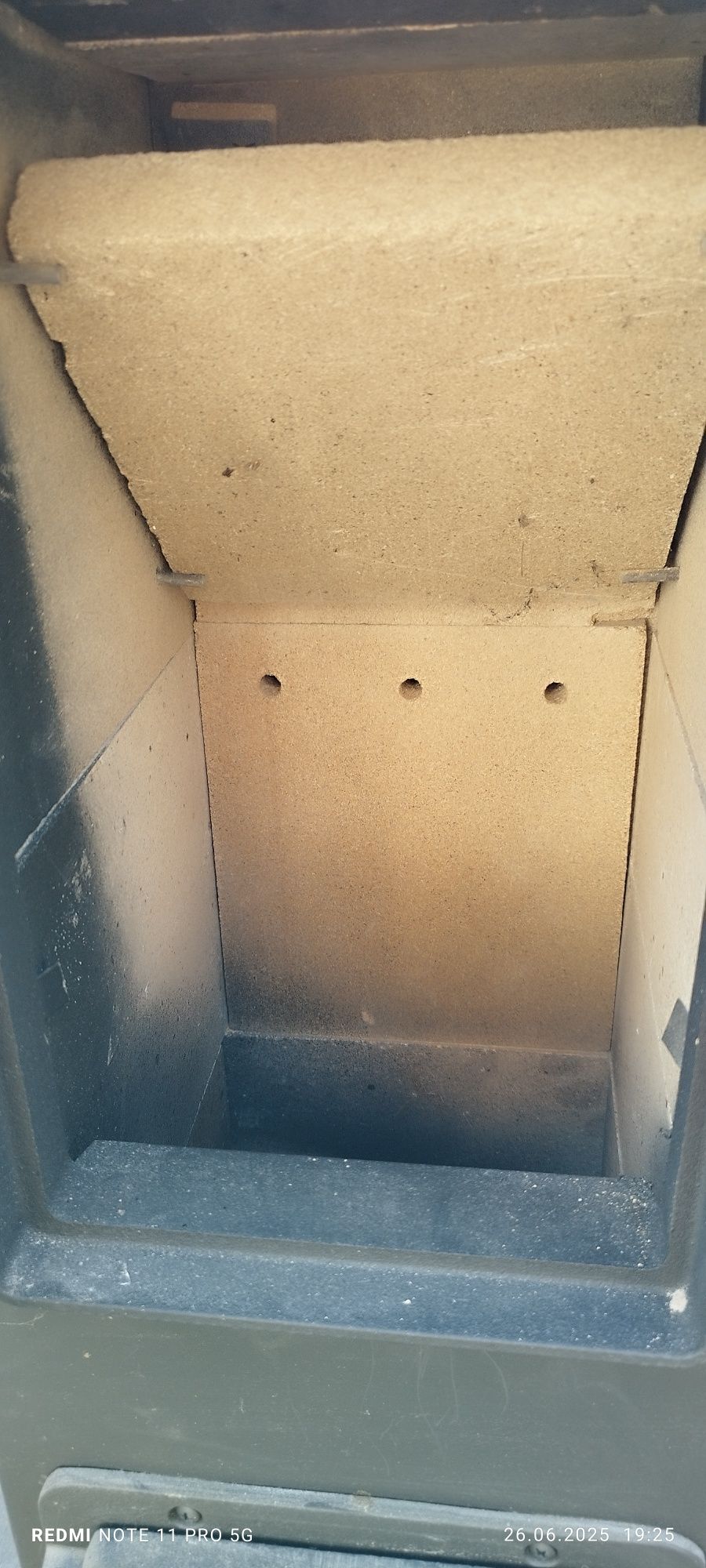 Nowy piecyk koza z szamotem i szybą moc 6 Kw.